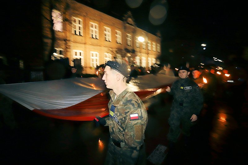 Uroczystość patriotyczna "Olkuszanie dla Niepodległej"